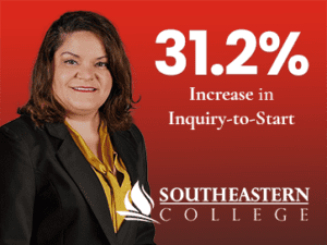 Southeastern College case study results 31.2 percent lift