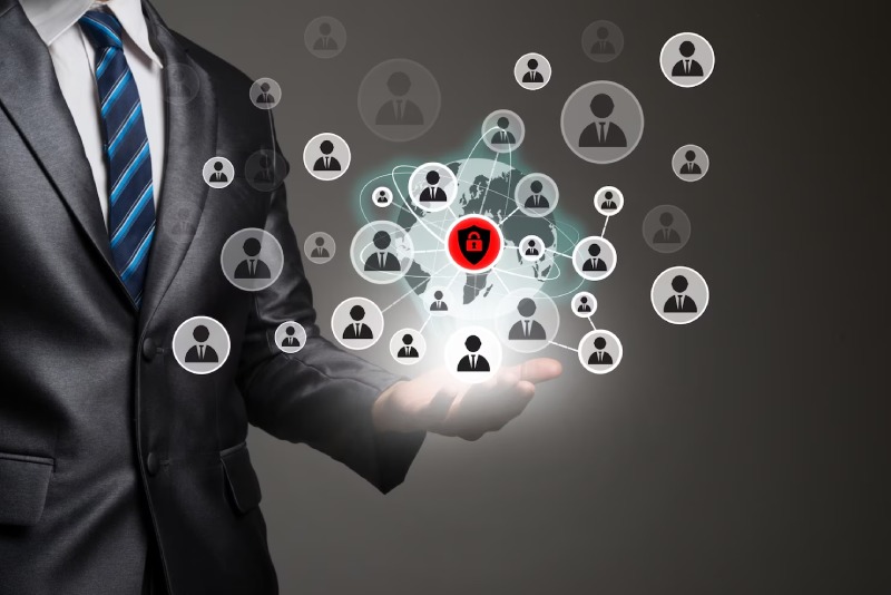 Businessman Application Human Digital Business